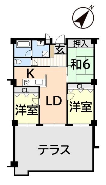 3LDK apartment in Oita, Oita - Photo 1