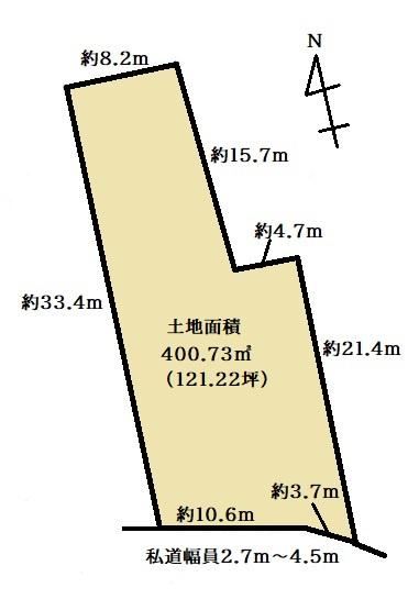 401 m² land in Tempaku Ward, Nagoya, Aichi - Photo 1