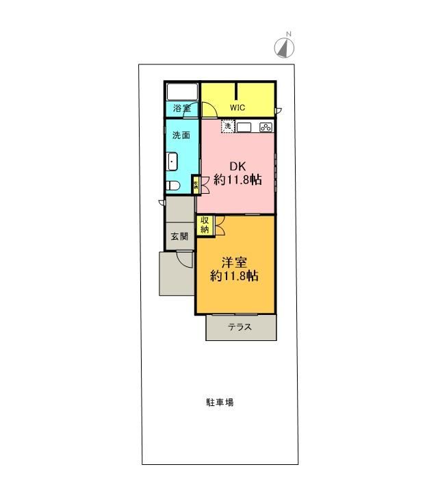 1DK house in Mizuho Ward, Nagoya, Aichi - Photo 1