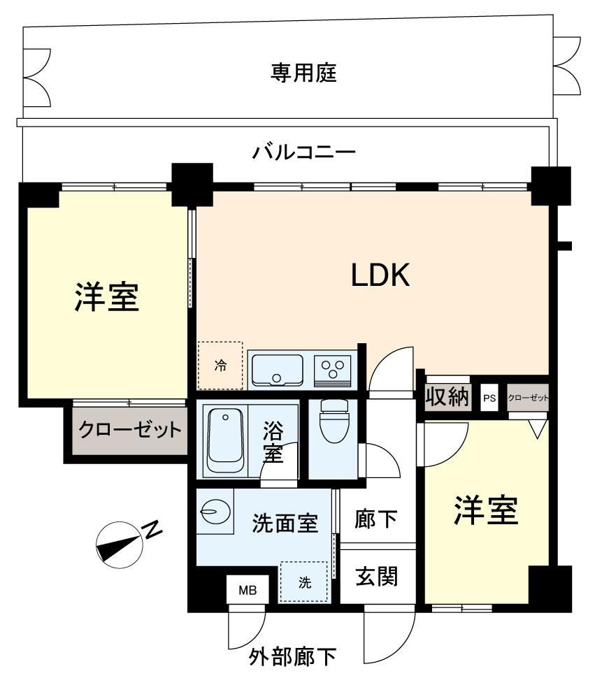2LDK apartment in Musashino, Tokyo - Photo 1