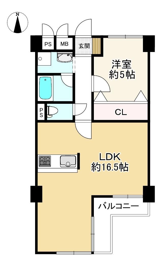 1LDK apartment in Itami, Hyogo - Photo 1