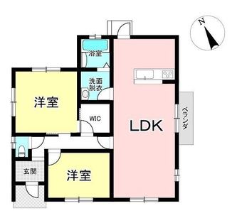 2LDK house in Toki