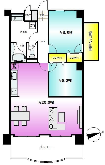 2LDK apartment in Setagaya Ward, Tokyo - Photo 1