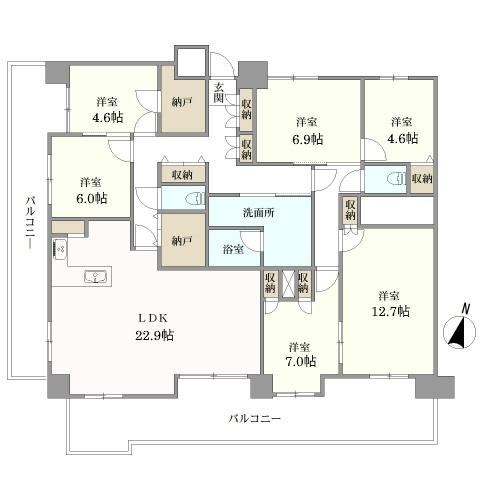 6LDK+2S apartment in Funabashi, Chiba - Photo 1