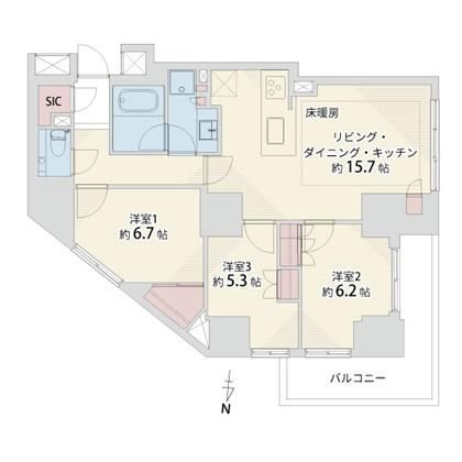 3LDK apartment in Bunkyo Ward, Tokyo - Photo 1