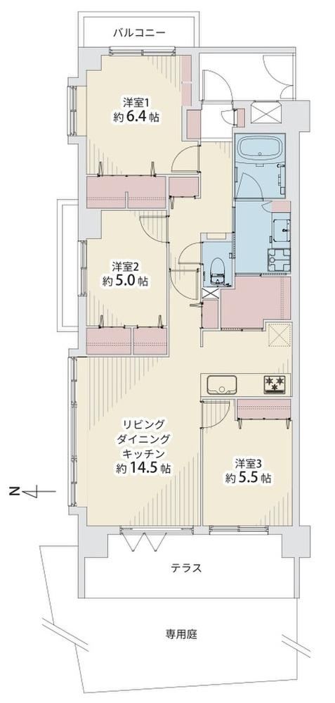 3LDK apartment in Tachikawa, Tokyo - Photo 1