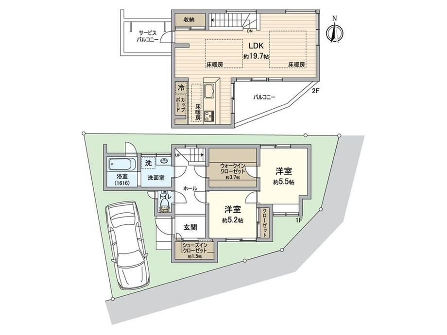 2LDK house in Hachioji, Tokyo - Photo 1