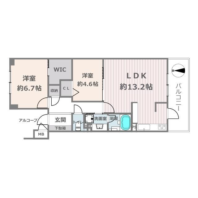 2LDK apartment in Kamigyo Ward, Kyoto - Photo 1
