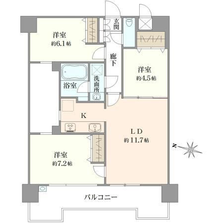 3LDK apartment in Hachioji, Tokyo - Photo 1