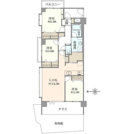 3LDK apartment in Tachikawa, Tokyo - Photo 1