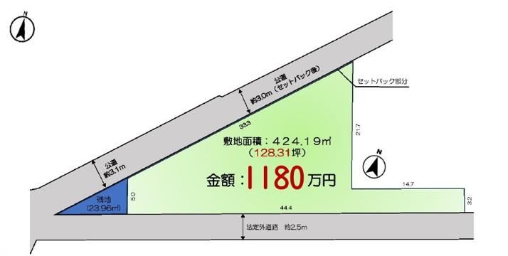 424 m² land in Kawagoe, Saitama - Photo 1
