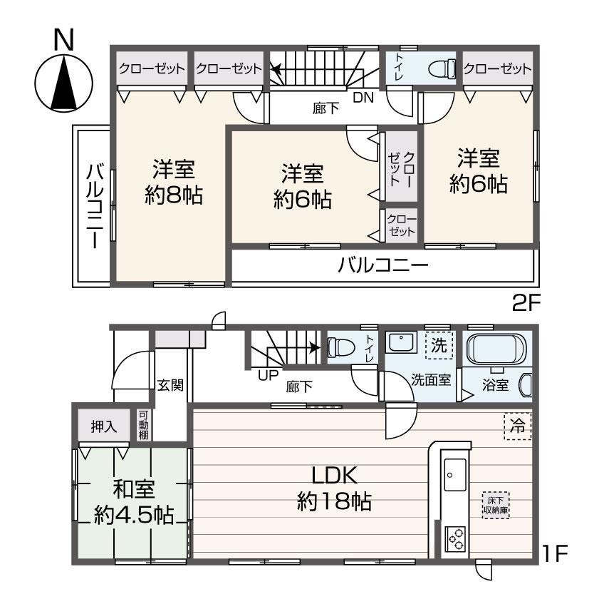 4LDK house in Yoshikawa, Saitama - Photo 1