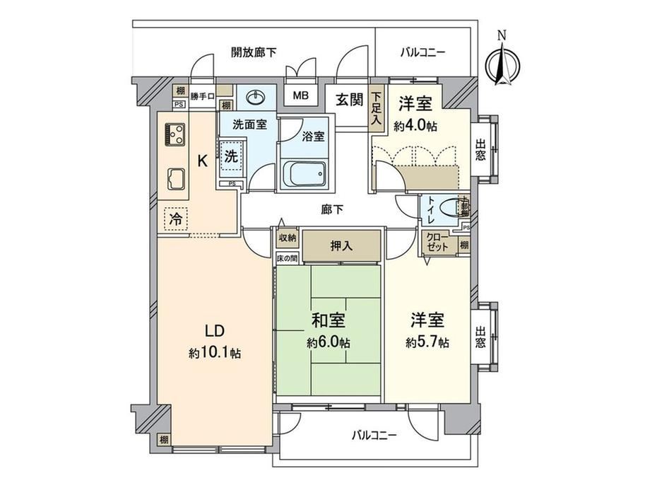 3LDK apartment in Adachi Ward, Tokyo - Photo 1