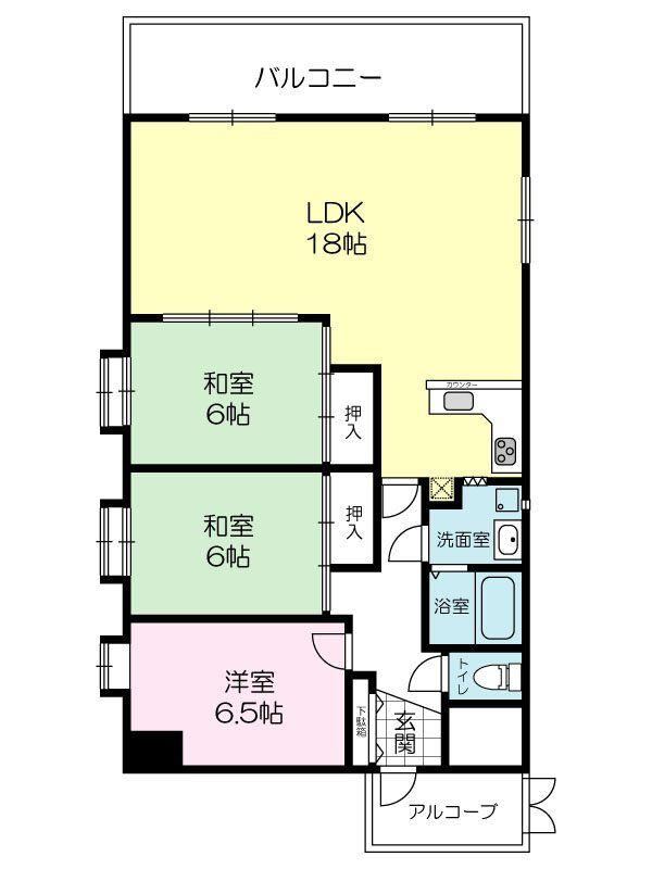3LDK apartment in Himeji, Hyogo - Photo 1