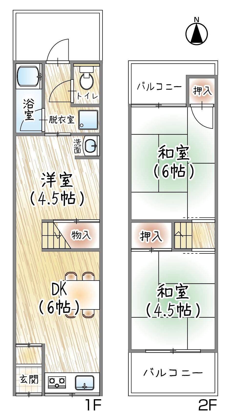 3DK house in Daito, Osaka - Photo 1