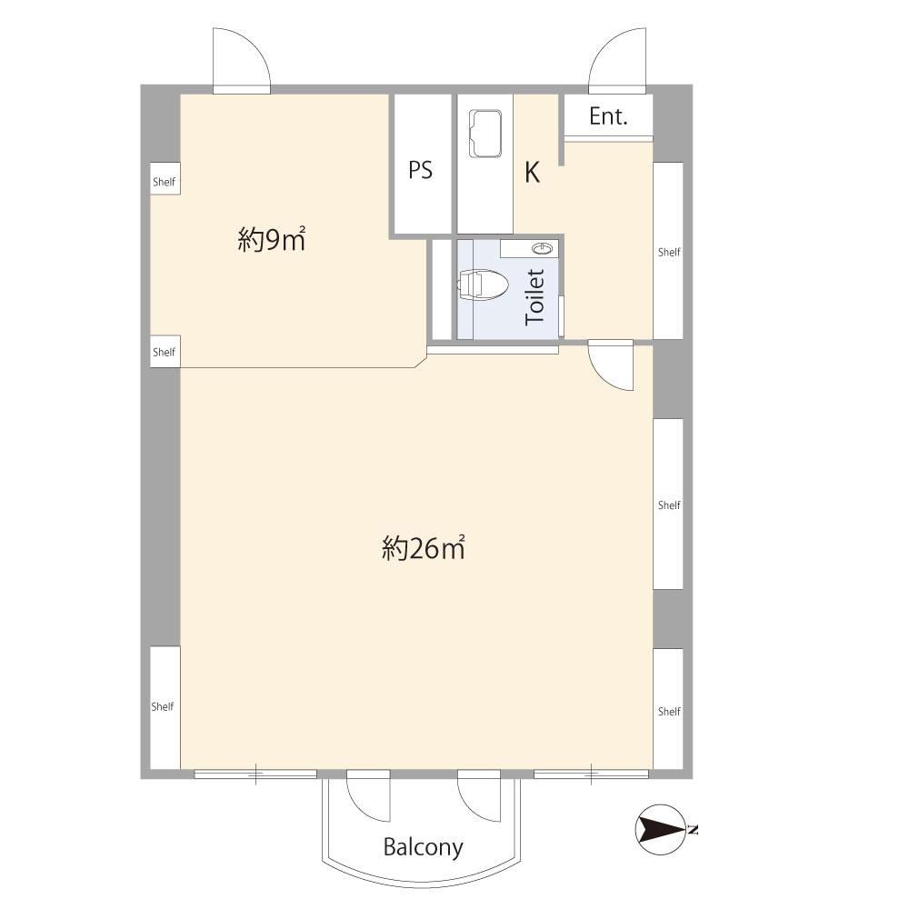 studio apartment in Naka Ward, Nagoya, Aichi - Photo 1