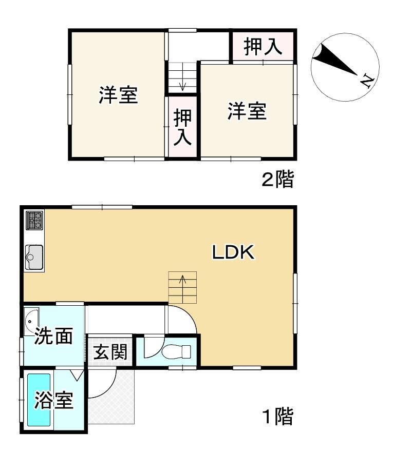 2LDK house in Omihachiman, Shiga - Photo 1