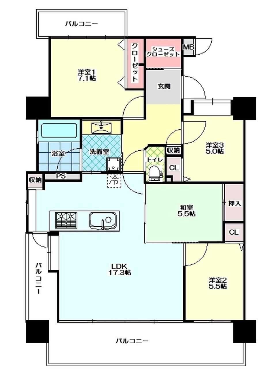 4LDK apartment in Beppu, Oita - Photo 1