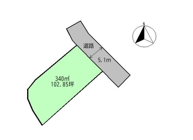 340 m² land in Tamamura, Sawa District, Gunma - Photo 1