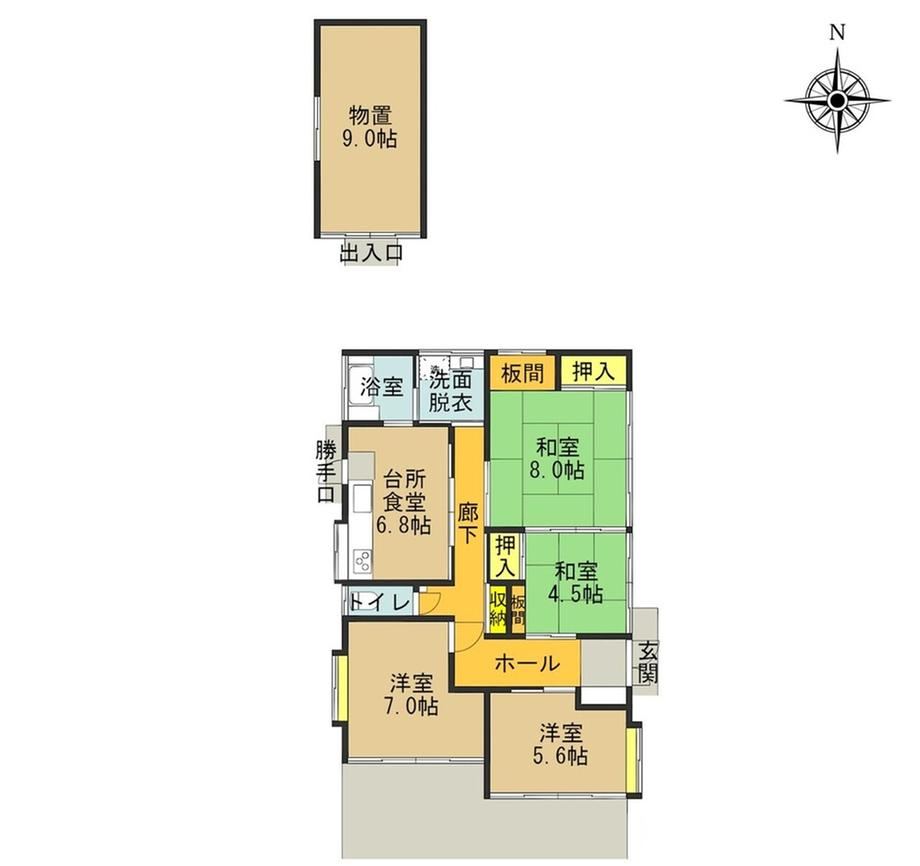 3DK house in Iwaki, Fukushima - Photo 1
