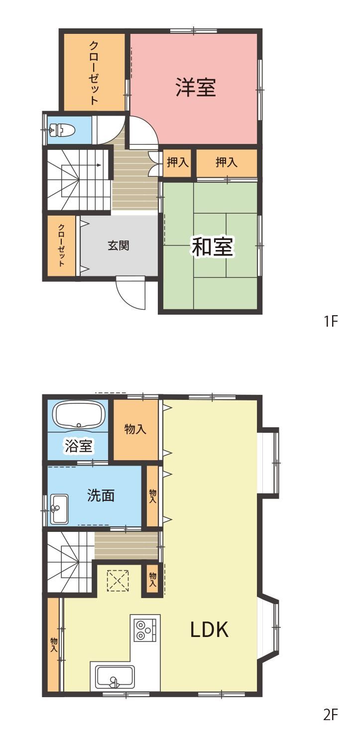 2LDK house in Kurashiki, Okayama - Photo 1