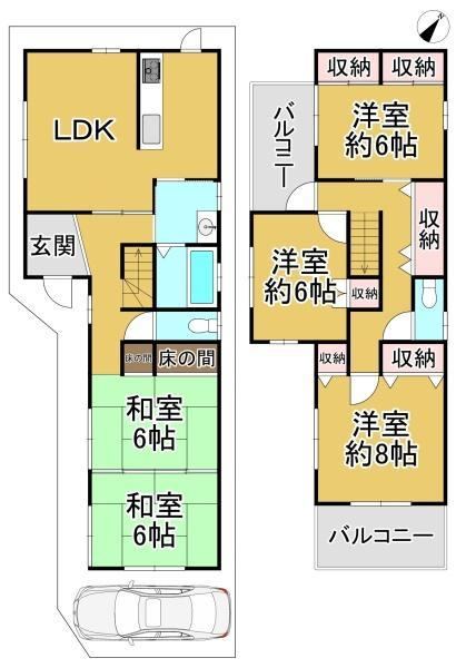 5LDK house in Izumi, Osaka - Photo 1