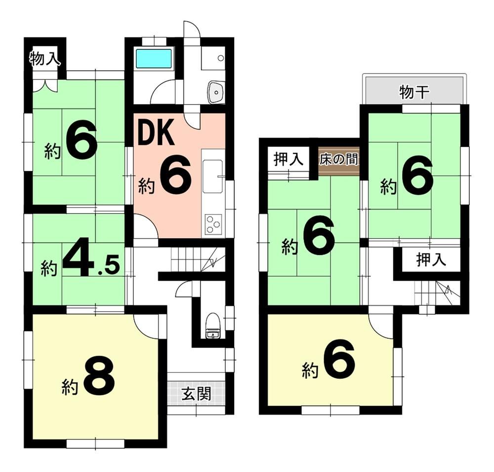 6DK house in Ukyo Ward, Kyoto - Photo 1