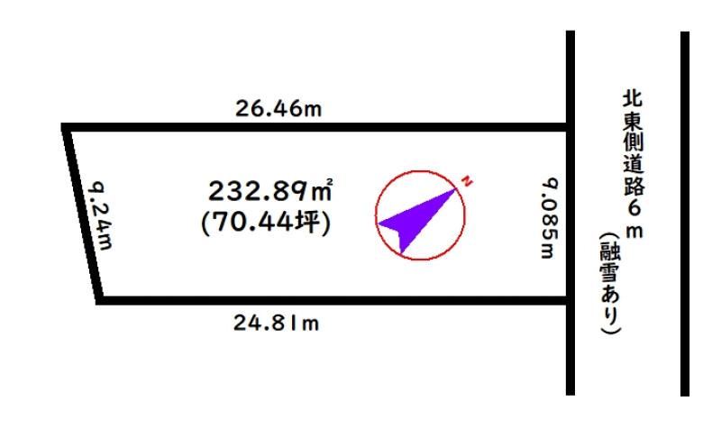233 m² land in Toyama, Toyama - Photo 1