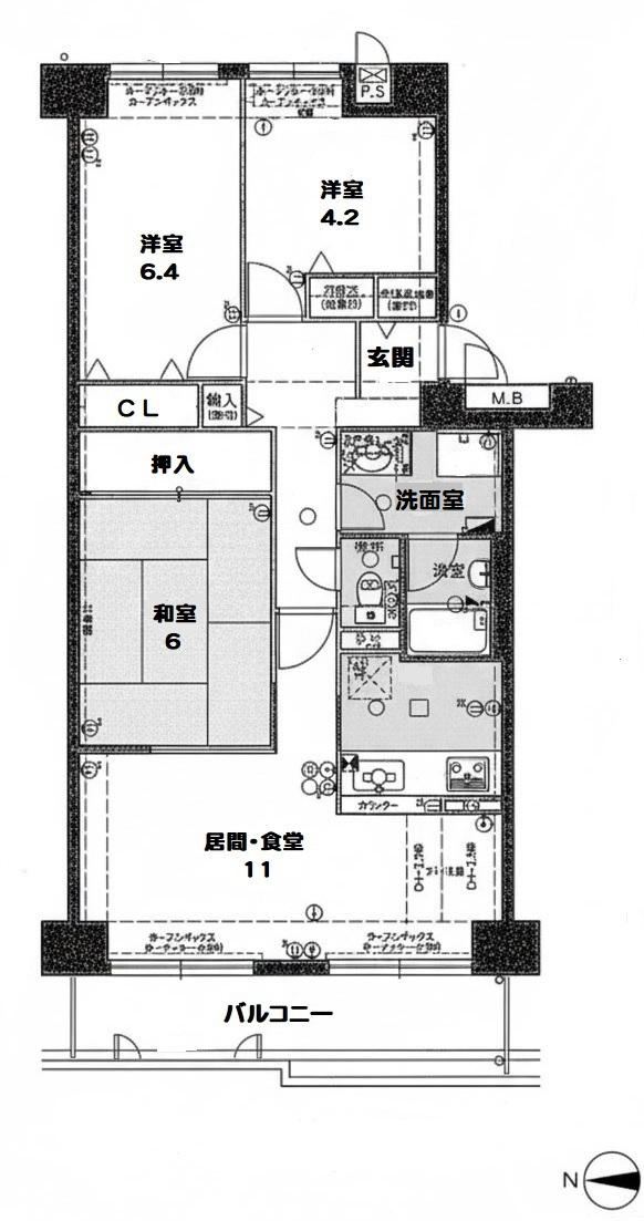 3LDK apartment in Kita Ward, Kyoto - Photo 1