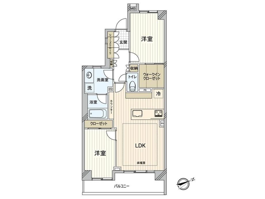 2LDK apartment in Meguro Ward, Tokyo - Photo 1
