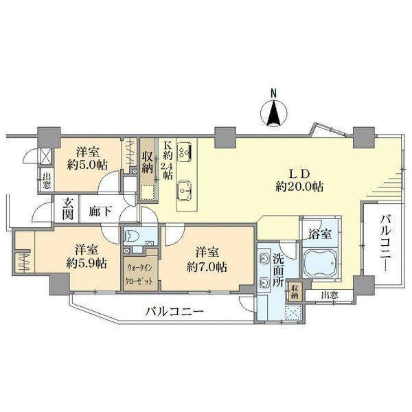 3LDK apartment in Kagoshima, Kagoshima - Photo 1