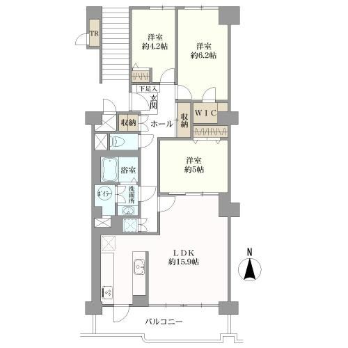 3LDK apartment in Settsu, Osaka - Photo 1