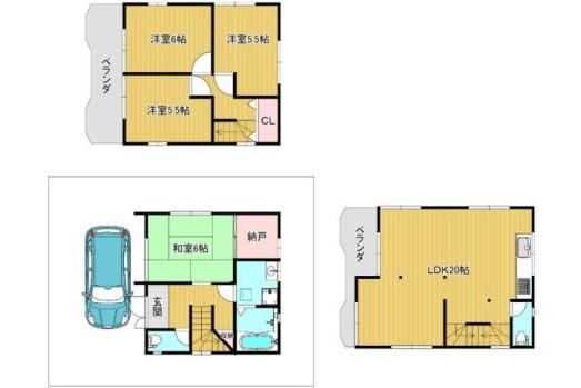 4LDK+S house in Suita, Osaka - Photo 1