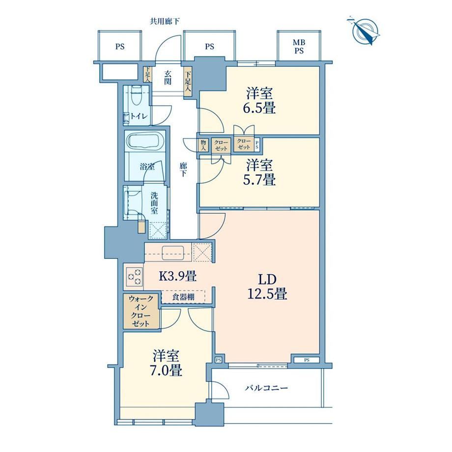 3LDK apartment in Chuo Ward, Tokyo - Photo 1