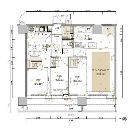 3LDK apartment in Kita Ward, Sapporo, Hokkaido - Photo 1