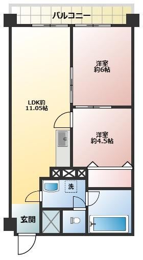 2LDK apartment in Ichikawa, Chiba - Photo 1