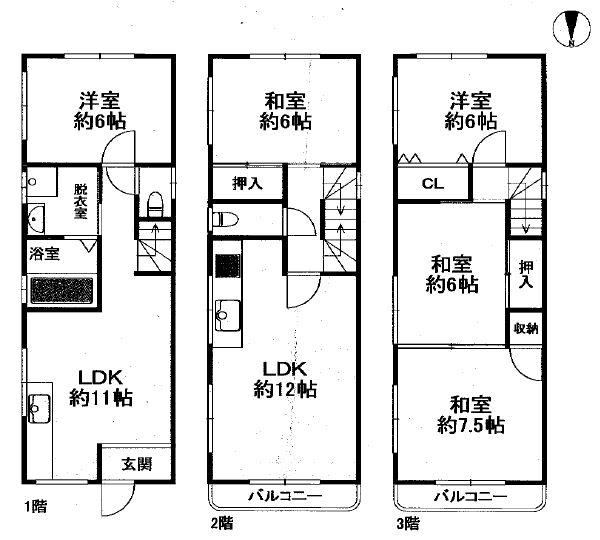 6LDK house in Higashiosaka, Osaka - Photo 1