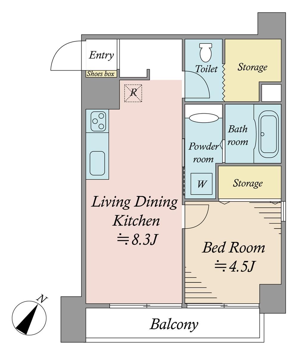 1LDK apartment in Chuo Ward, Tokyo - Photo 1