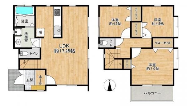 3LDK house in Misato, Saitama - Photo 1