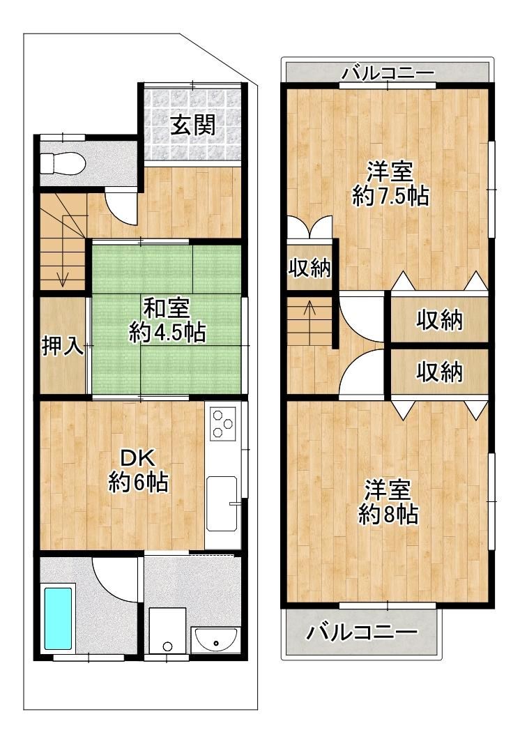 3DK house in Uji, Kyoto - Photo 1