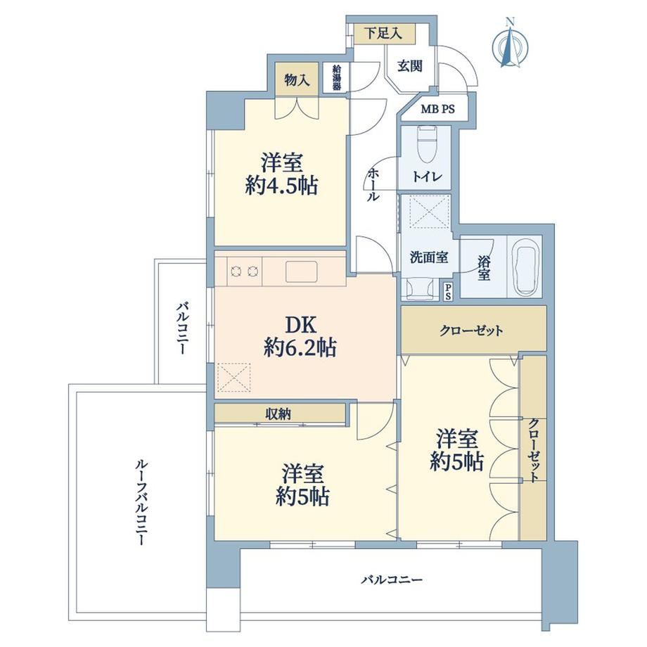 3DK apartment in Nagakute, Aichi - Photo 1
