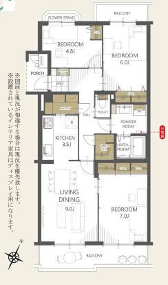 3LDK apartment in Tarumi Ward, Kobe, Hyogo - Photo 1