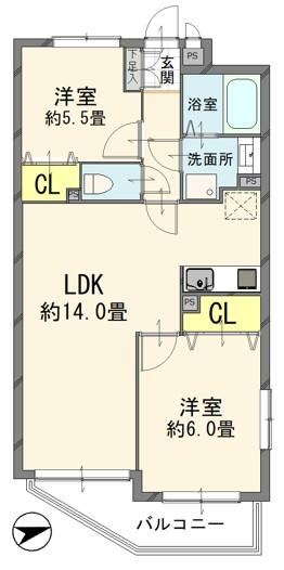 2LDK apartment in Itabashi Ward, Tokyo - Photo 1