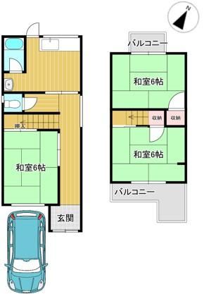 3DK house in Moriguchi, Osaka - Photo 1