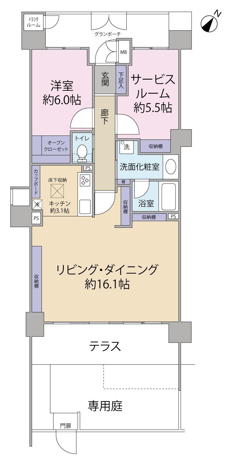 1LDK+S apartment in Shimizu Ward, Shizuoka - Photo 1