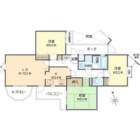 3LDK apartment in Sakae Ward, Yokohama, Kanagawa - Photo 1