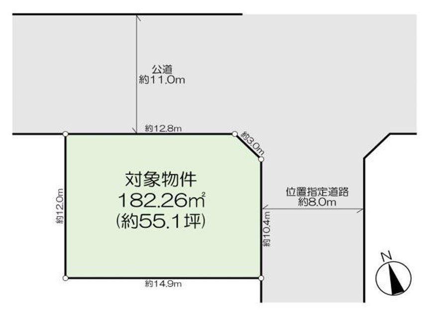 182 m² land in Nishi Ward, Sapporo, Hokkaido - Photo 1