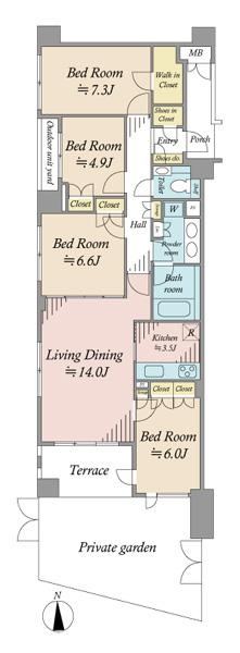 4LDK apartment in Nakano Ward, Tokyo - Photo 1