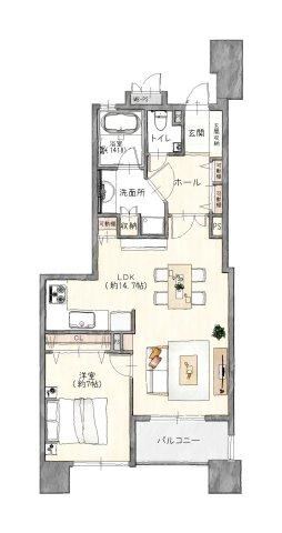 1LDK apartment in Naka Ward, Nagoya, Aichi - Photo 1