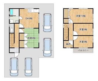 4DK+S house in Yoshinogawa